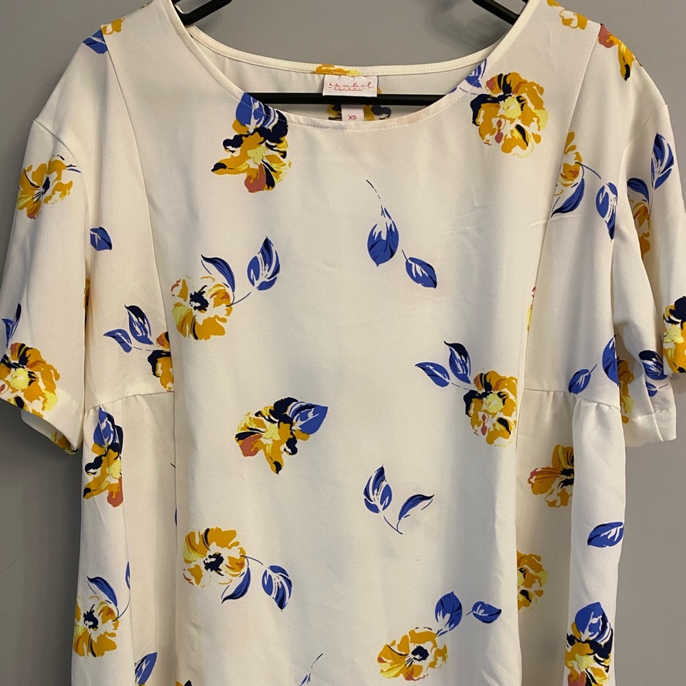 White floral Isabel Maternity blouse from Target size XS